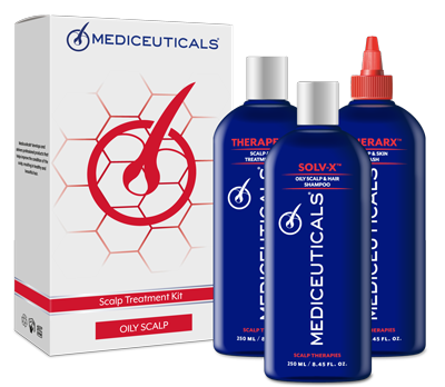 Rote Serie Mediceuticals Ölige Kopfhaut