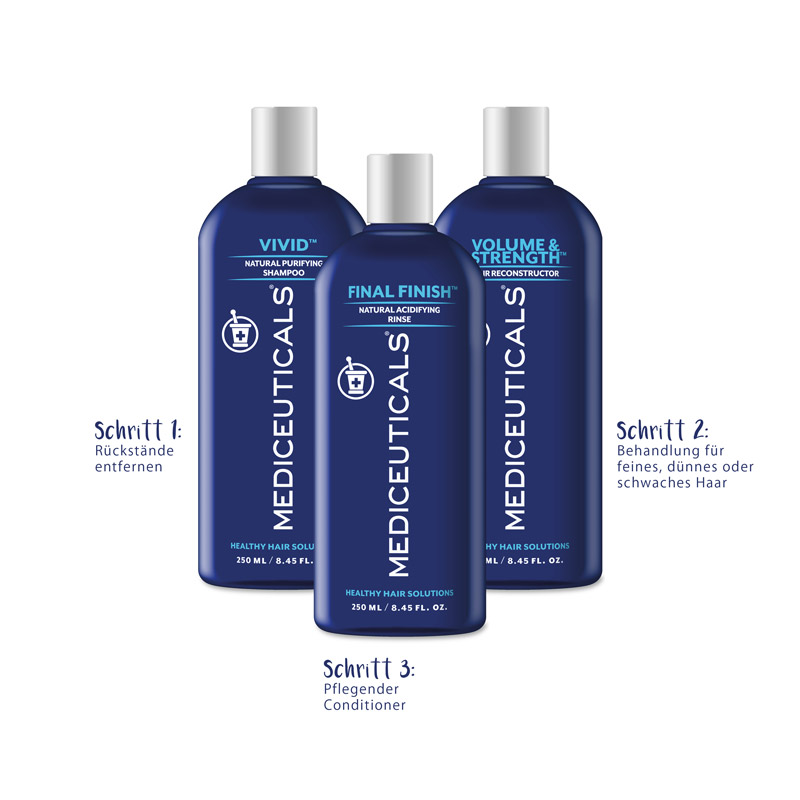 Set-blaue-Linie-kaputtes-Haar Pflege Set für beschädigtes Haar